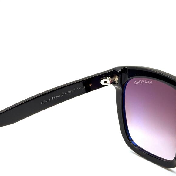 NEW TOM FORD Amarra Sunglasses TF502 01T AUTHENTIC main image 9